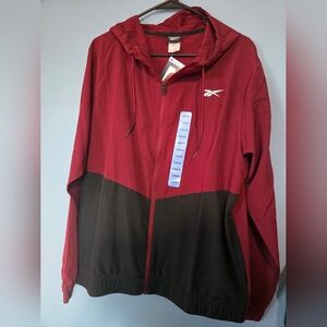 Reebok Men's Maroon and Black Jacket